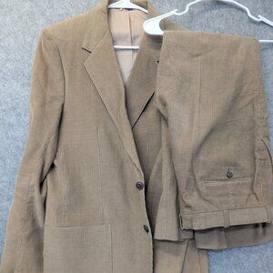 Sear's Men's Vintage Corduroy Suit 2pc - Tan/Camel